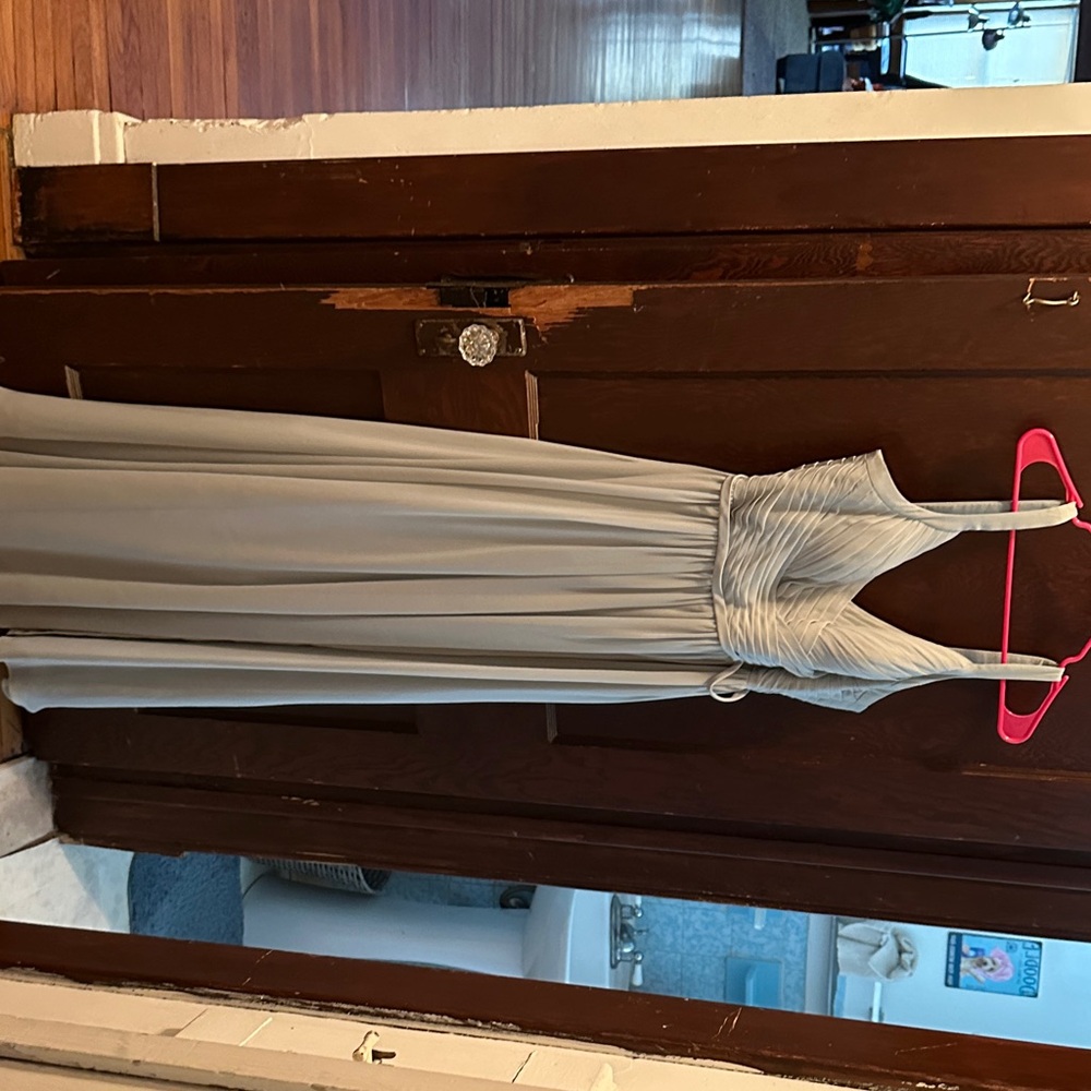 Azazie Chanel Agave color dress